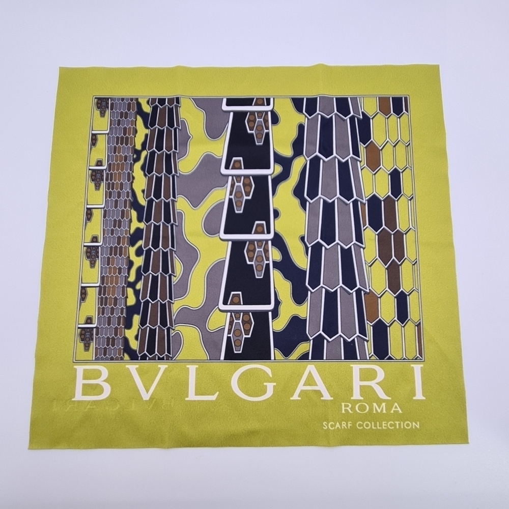 Bvlgari Sunglass Eyeglass Microfiber Dust Cleaning Cloth Multi Color